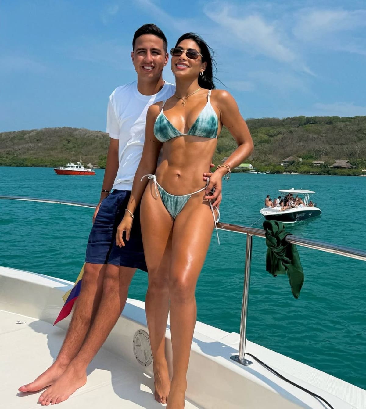 María Elena Guerrero junto a Martín Elías Jr. //Foto: IG @mariaelenag18.