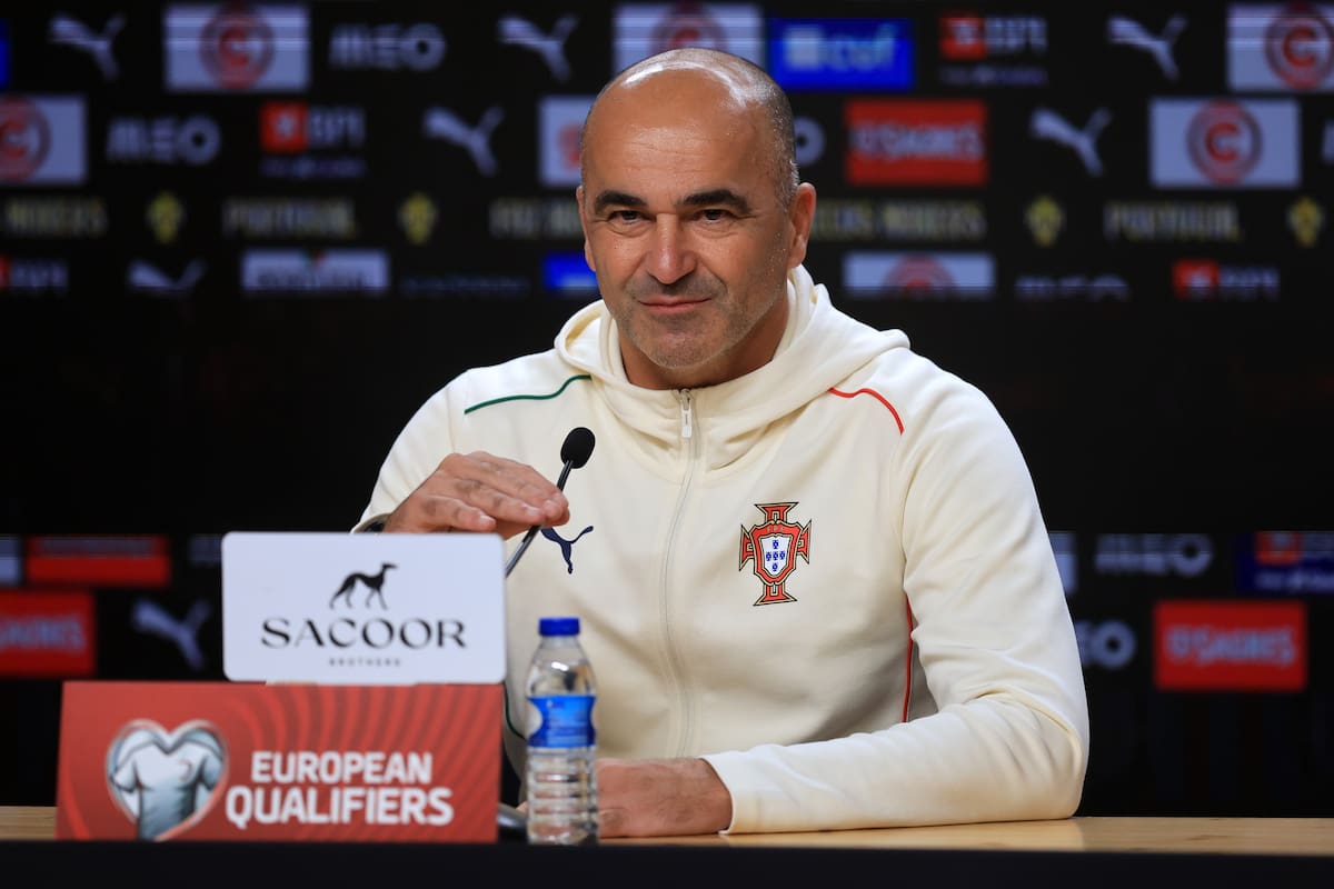 El seleccionador nacional de Portugal, Roberto Martínez. //Foto, EFE: Estela Silva