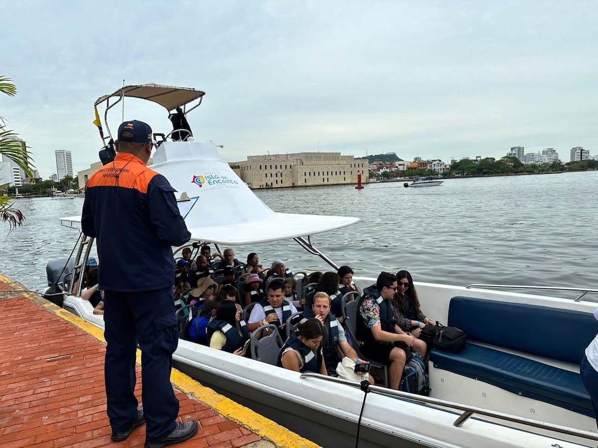 Más de 150 mil pasajeros navegaron sin incidentes en Cartagena en fin de año. // Foto: cortesía Dimar