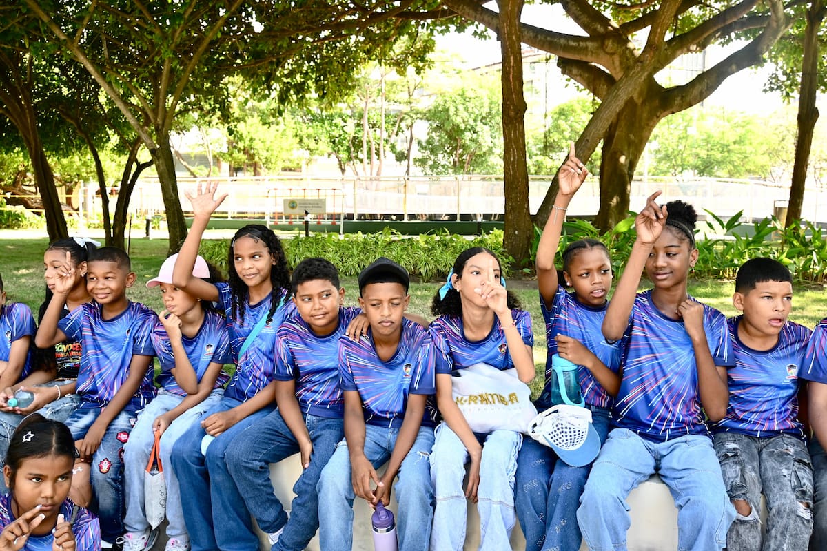 Más de 200 estudiantes finalizaron con talleres y recorridos, la fase vivencial de la Ruta por la Historia de Cartagena. // Foto: Valentina Grice - SMPC