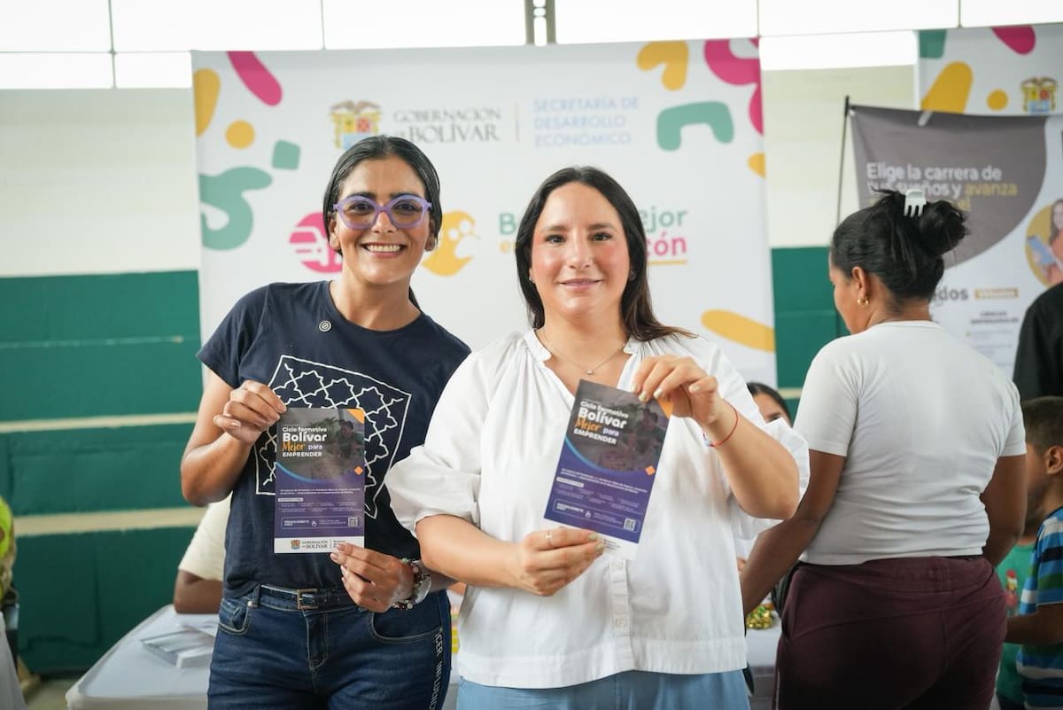 Más de 3 mil personas disfrutaron de la Feria Bolívar Mejor en Cada Rincón en Mahates. // Foto: cortesía Gobernación de Bolívar