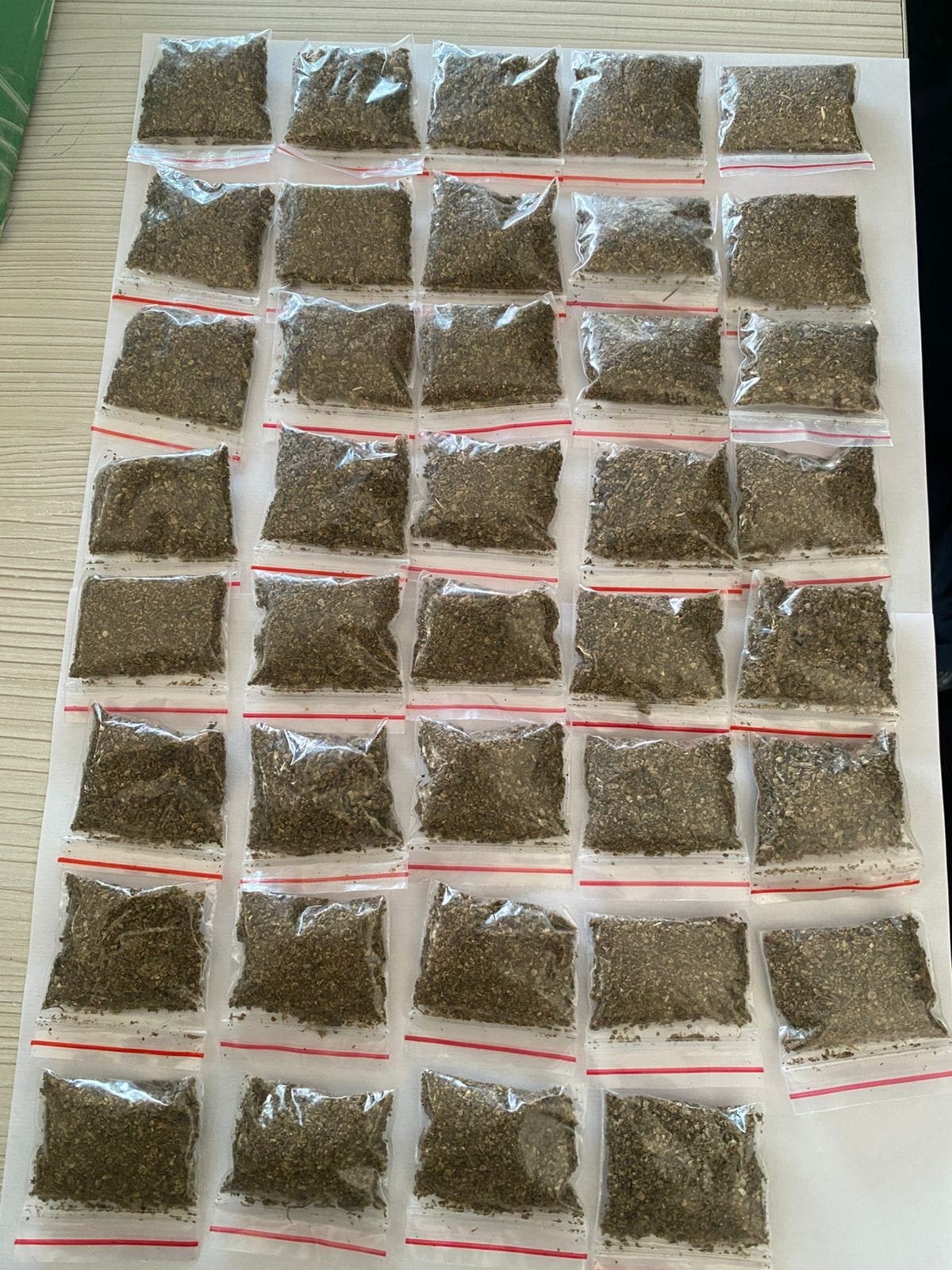 Más de 500 gramos de marihuana fueron incautados en estos operativos. // Foto: Policía de Bolívar