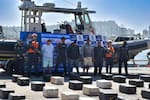5 toneladas de cocaína fueron decomisadas por la Armada en el Caribe colombiano