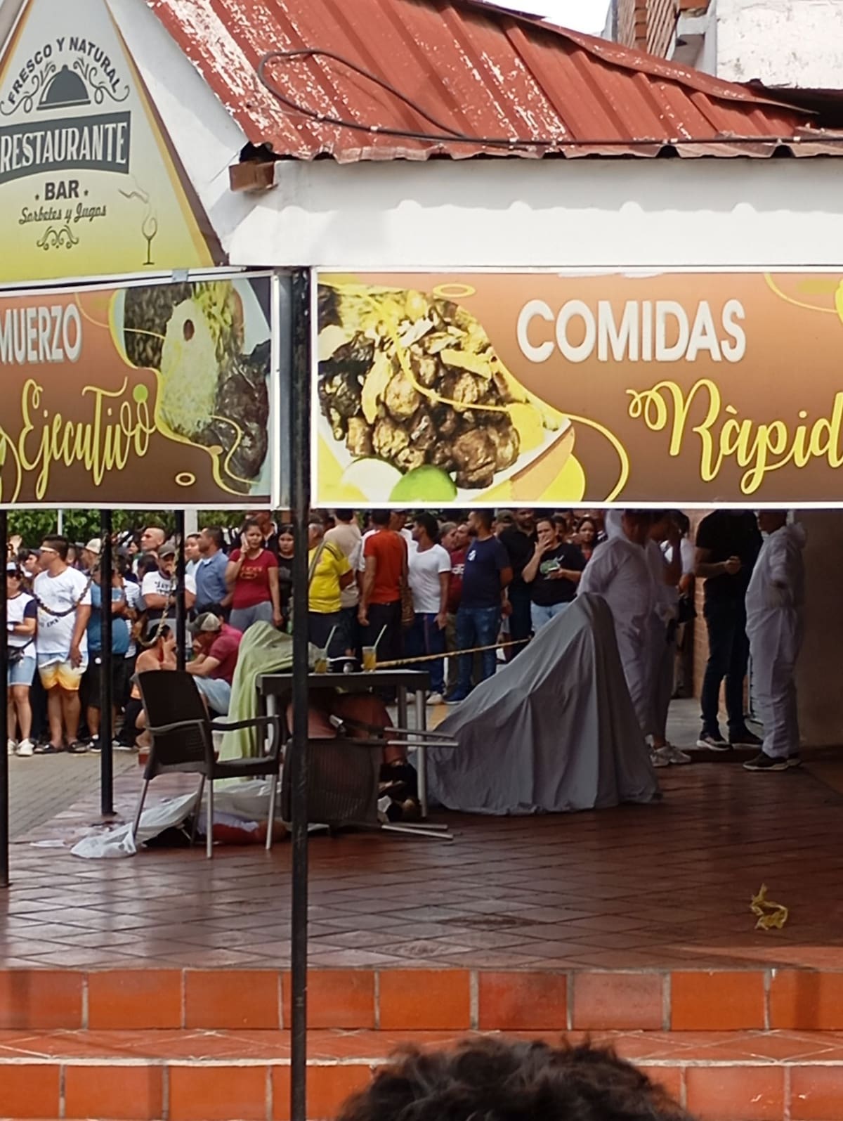 La masacre ocurrió sobre el mediodía de este domingo 29 de diciembre. //Cortesía