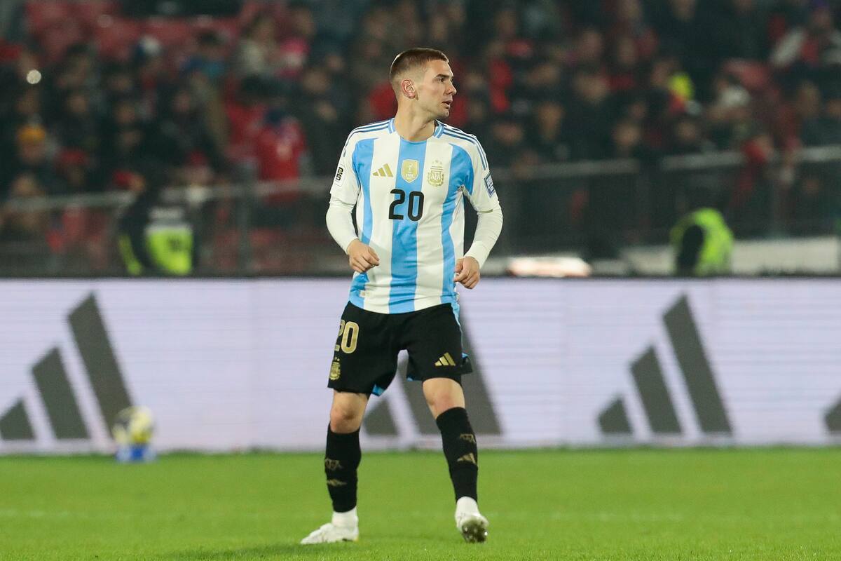 Franco Mastantuono volverá a la Selección de Argentina. //Foto, EFE: Osvaldo Villarroel