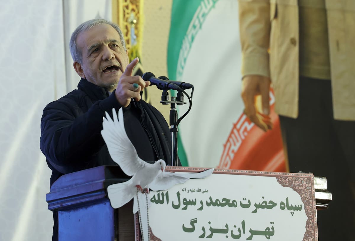 El presidente de Irán, Masud Pezeshkian, en una imagen de archivo. EFE - ABEDIN TAHERKENAREH.