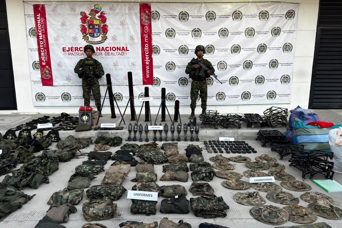 Ejército descubrió depósito ilegal de elementos prohibidos: lo escondían ‘Los Pachencas’