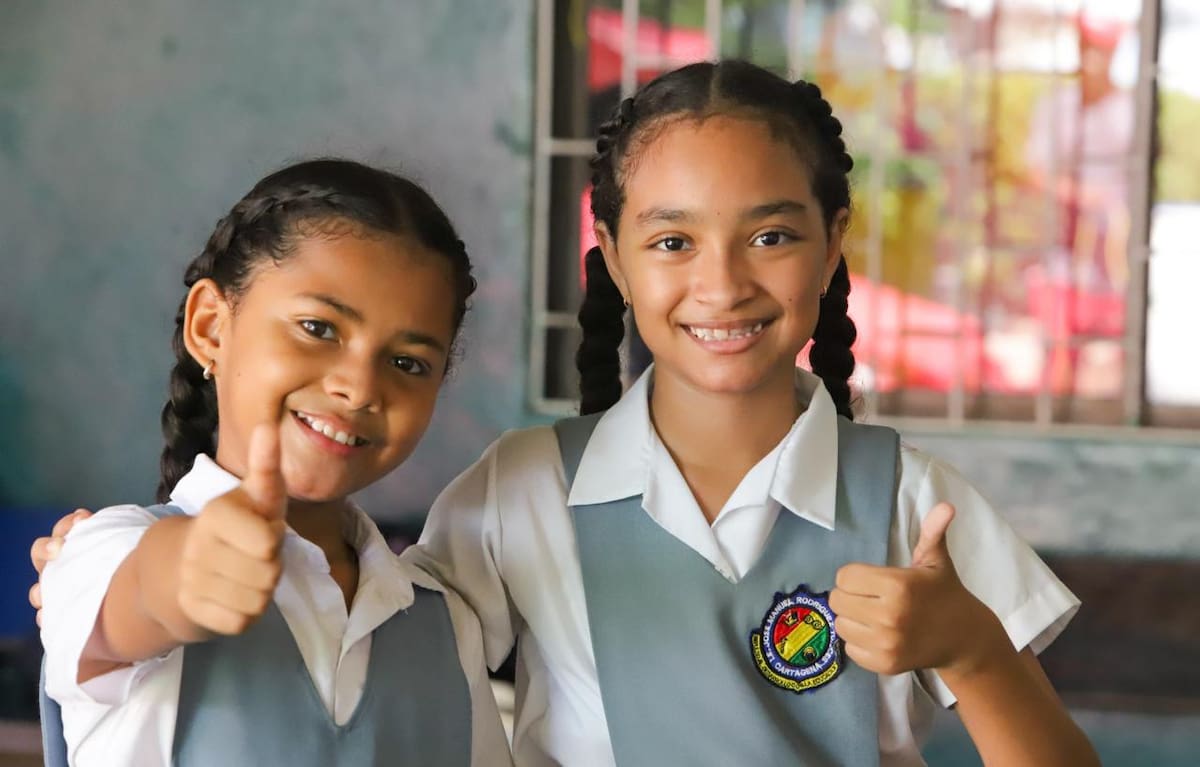 Tras el descanso de mitad de año, los estudiantes volverán a las aulas el 6 de julio de 2026.// Foto: Alcaldía de Cartagena