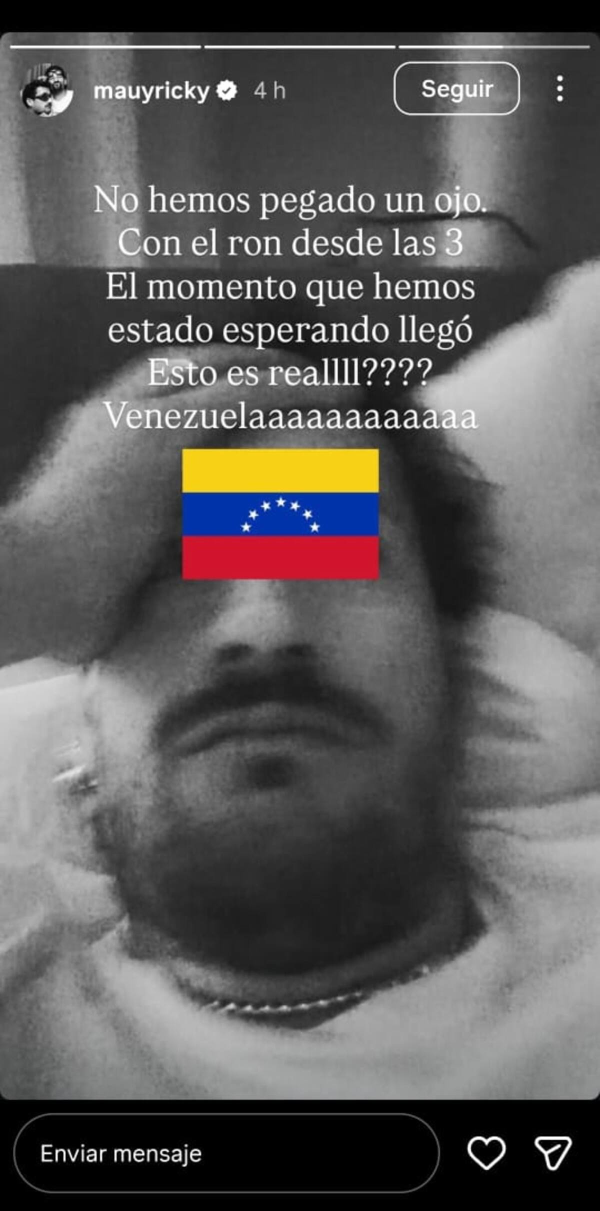 Mau y Ricky se pronuncian sobre la captura de Maduro. // Redes sociales - @Mauyricky