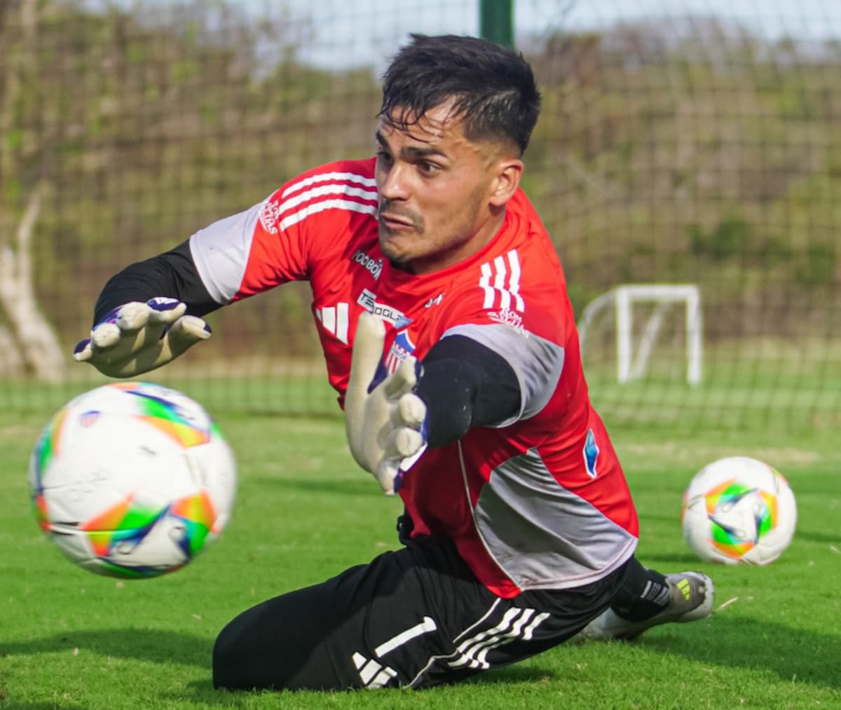 Mauro Silveira, arquero de Junior de Barranquilla.//Cortesía @JuniorClubSA.