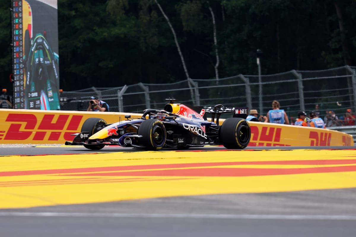 Max Verstappen dominó el primer entrenamiento para el Gran Premio de Bélgica