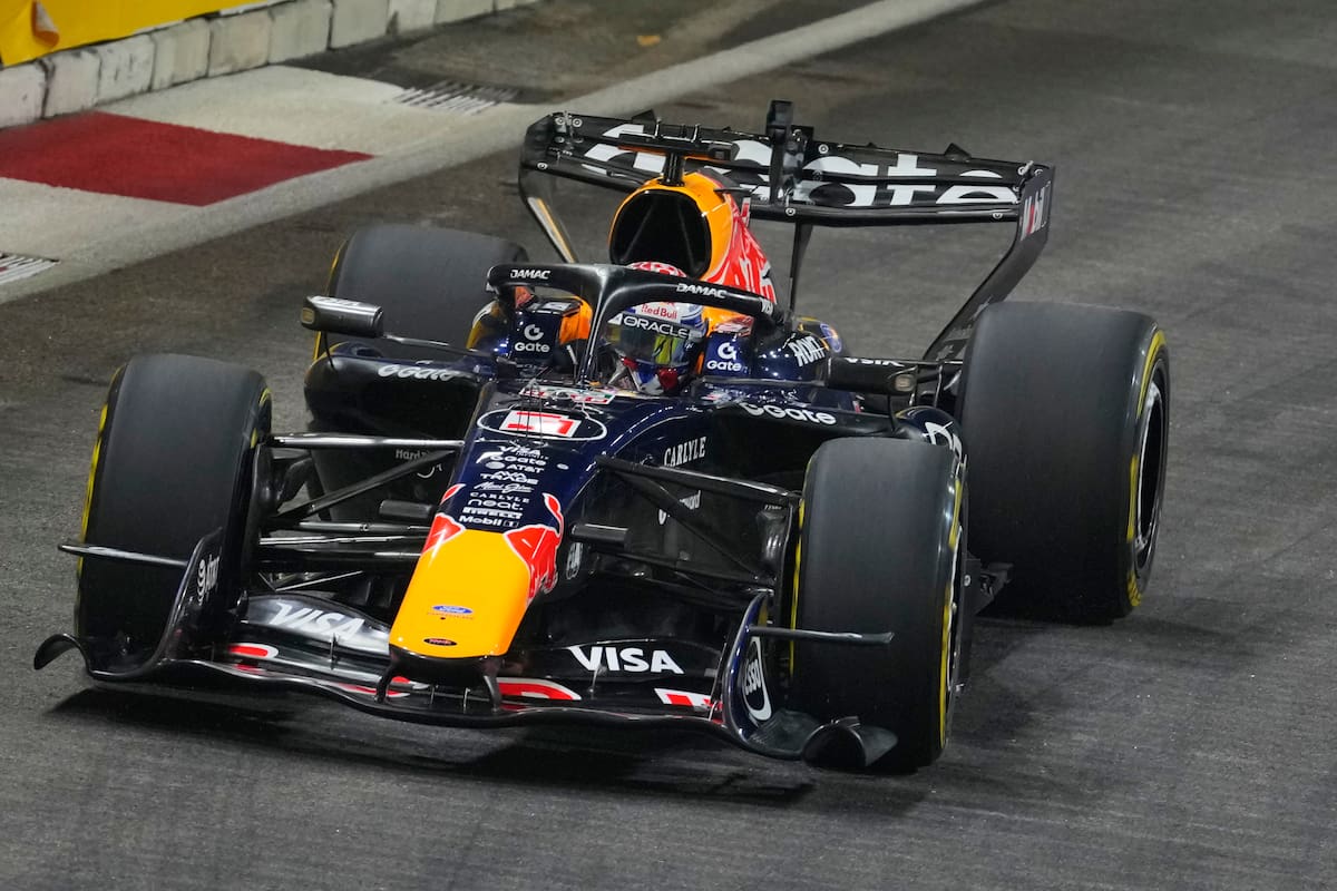 Max Verstappen saldrá primero en el sprint del Gran Premio de Singapur