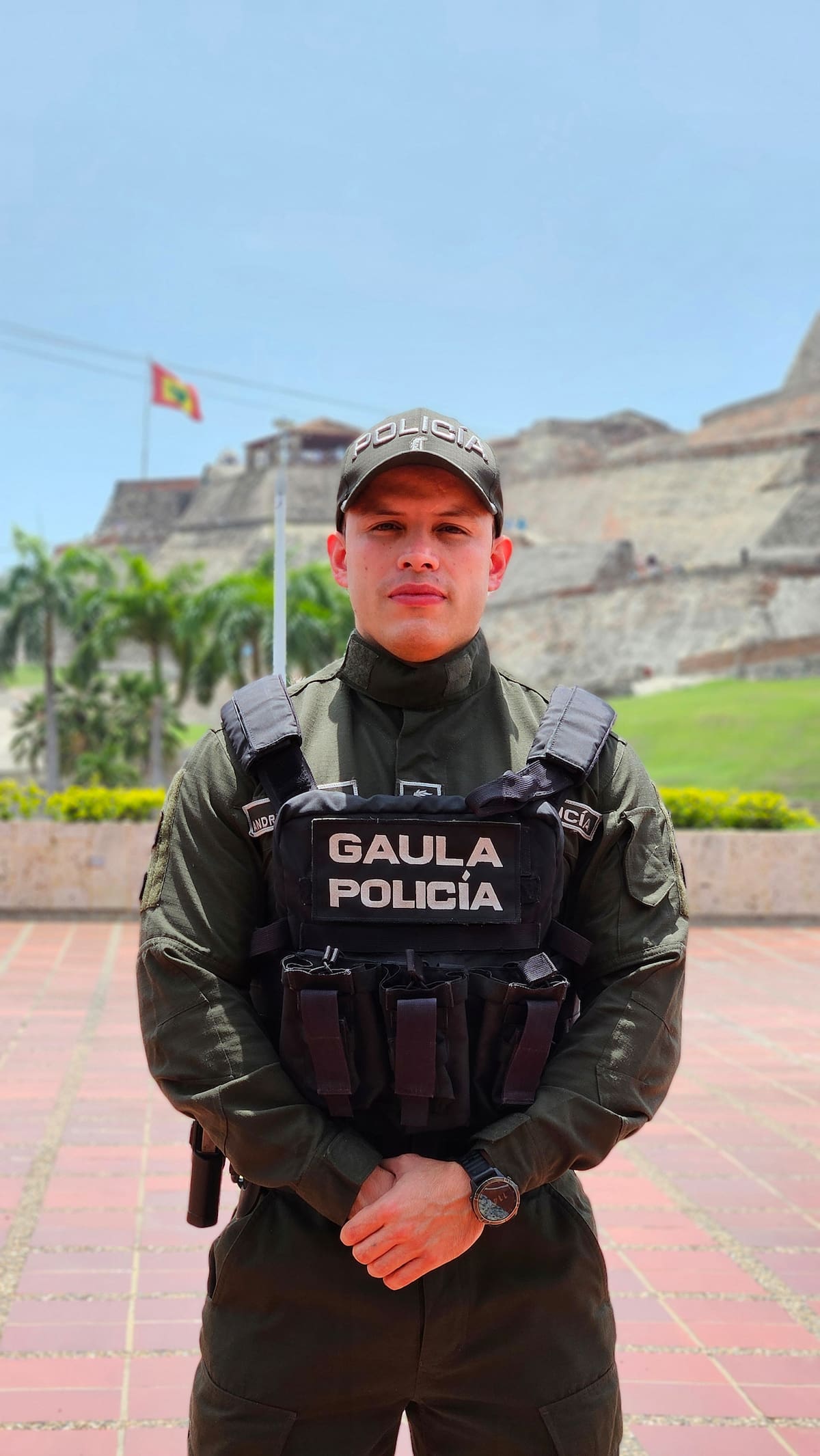 Mayor Andrés Felipe Granada Mondragón, comandante del Gaula. //El Universal-Cartagena.