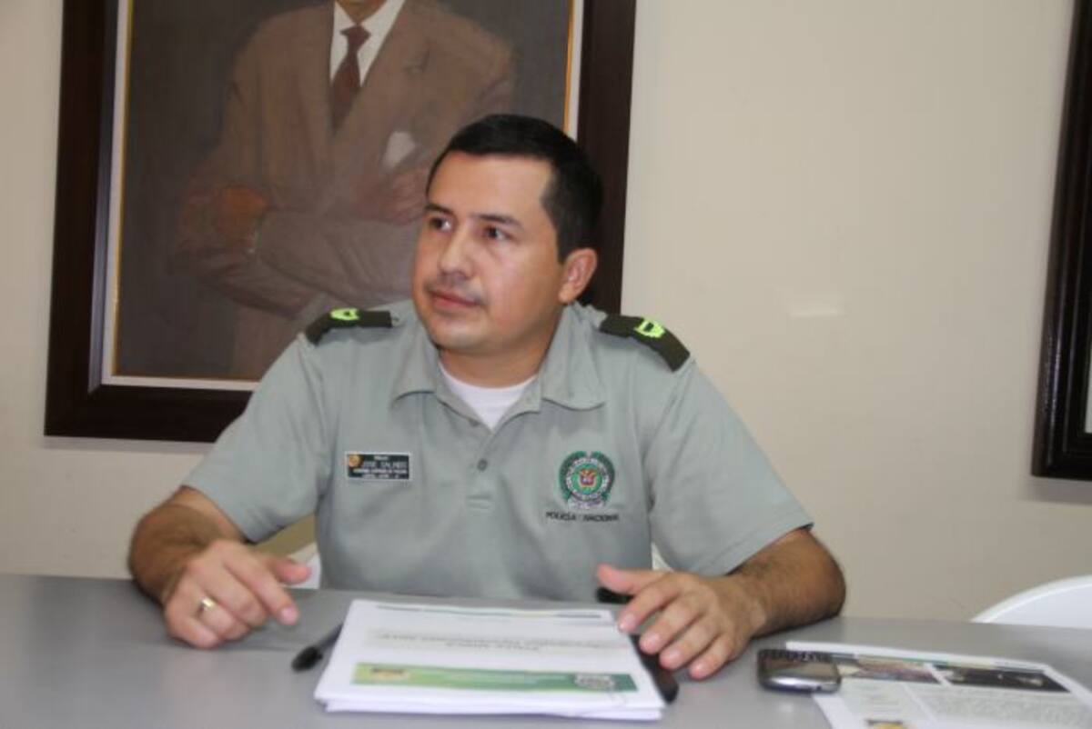 Mayor José Abdón Galindo Sánchez, jefe de la Policía Fiscal Aduanera de Cartagena. JORGE PUERTA - EL UNIVERSAL