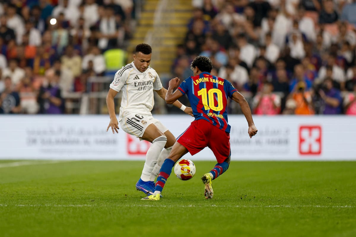 Kylian Mbappé se encuentra lesionado y podría no jugar El Clásico. //Foto, EFE: Kai Försterling