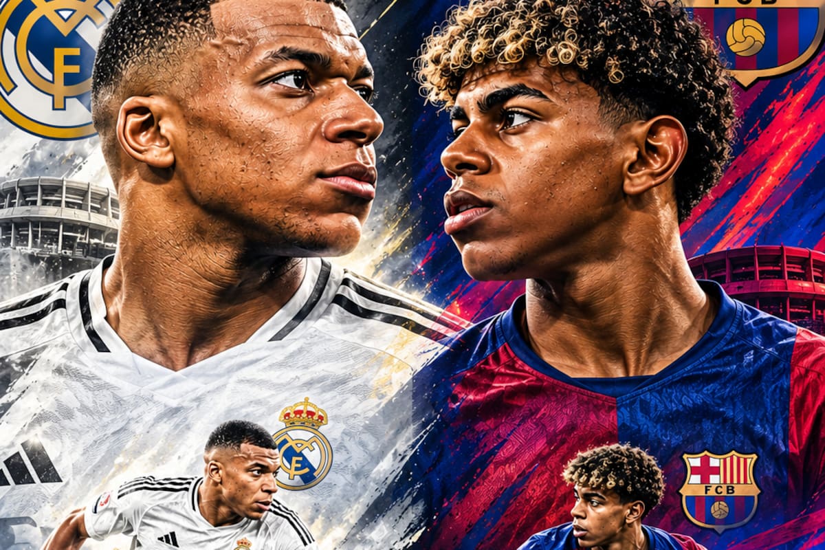 Yamal ante Mbappé, el gran duelo en el Clásico de España