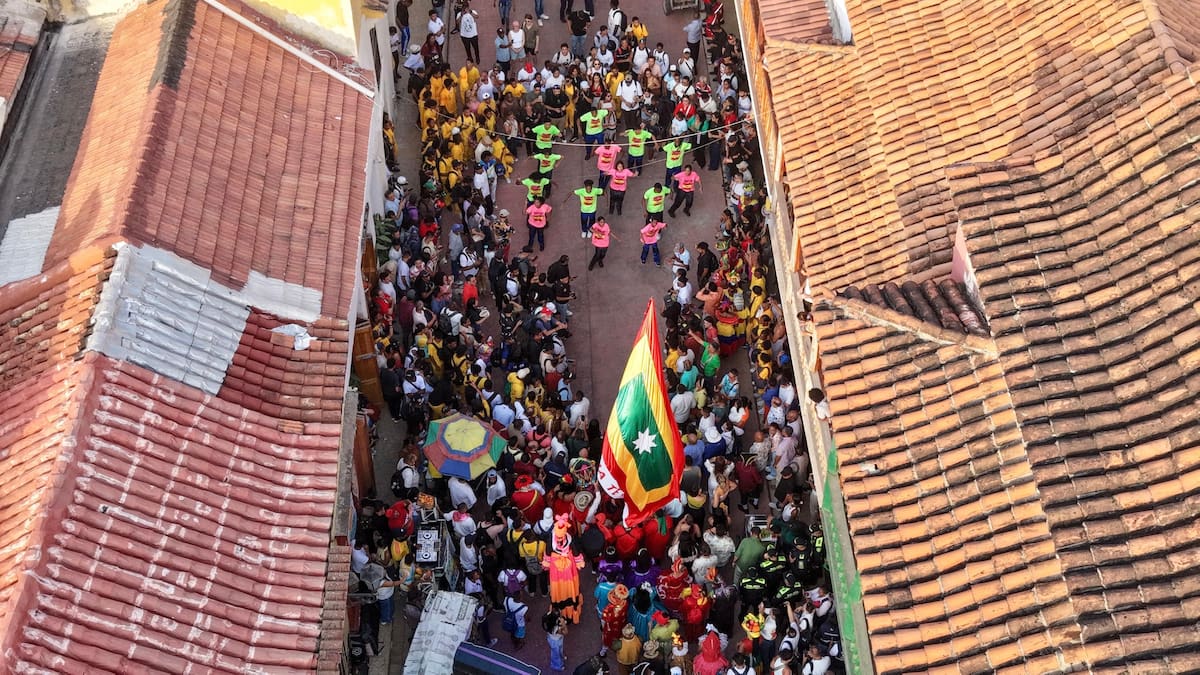 Así quedó la calle de la Media Luna tras varios meses de intervenciones. // Foto: Cortesía - Alcaldía de Cartagena.