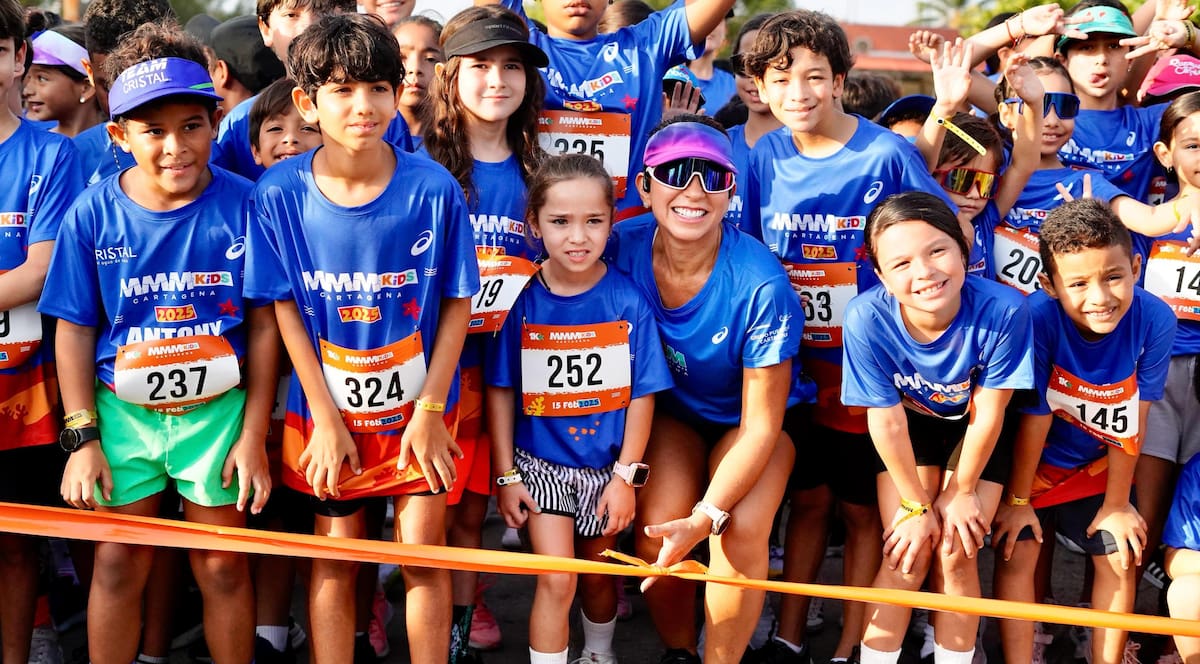 500 niños participarón en la carrera recreativa de la Media Maratón 2025. // Foto: cortesía