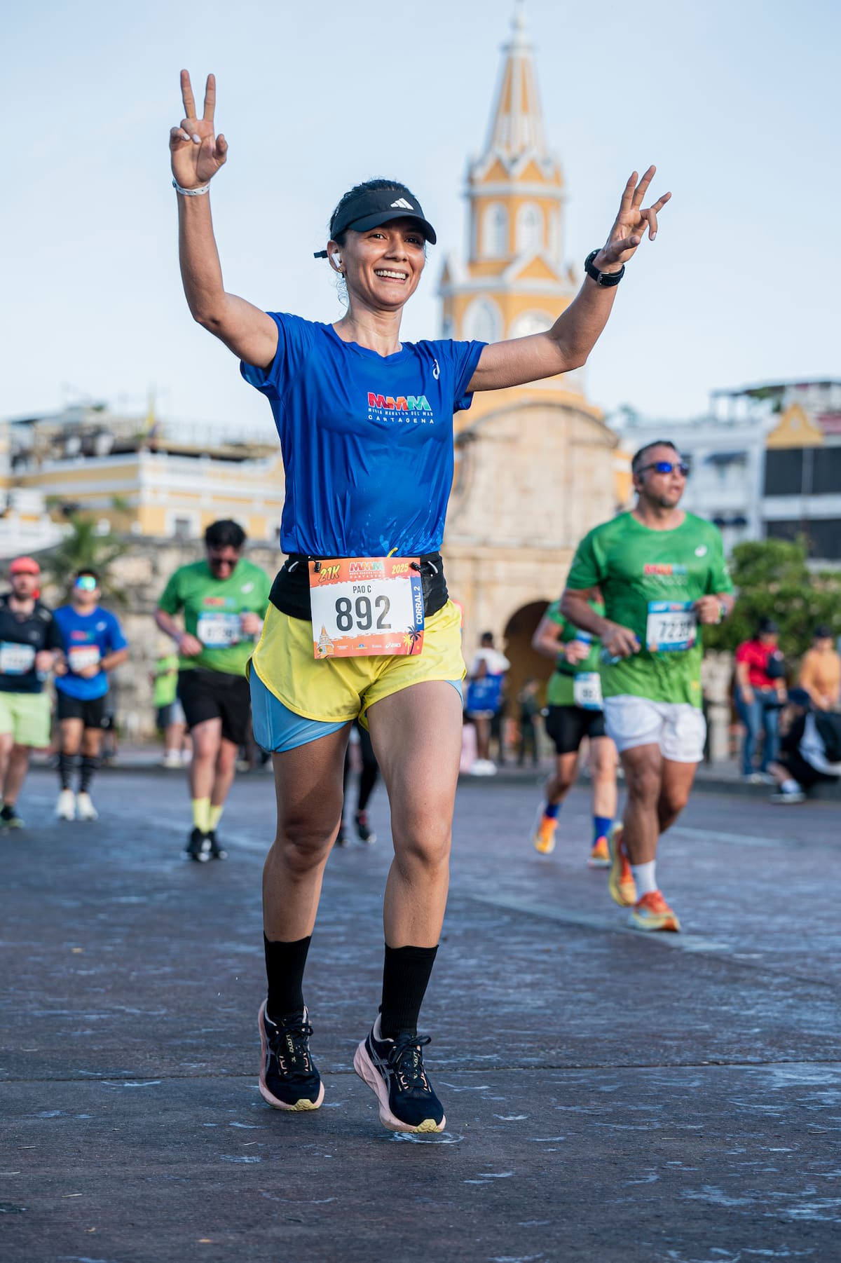 9.500 corredores nacionales e internacionales participarán en la novena edición de la Media Maratón del Mar. //Cortesía: José Manuel Pedraza