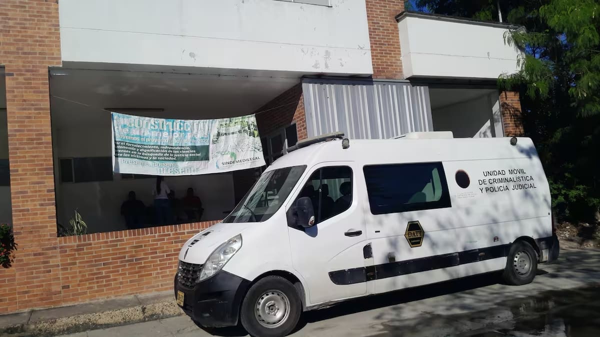 El cuerpo de José Gamboa Lizarazo fue llevado a la morgue de Medicina Legal en Zaragocilla, //Archivo El Universal