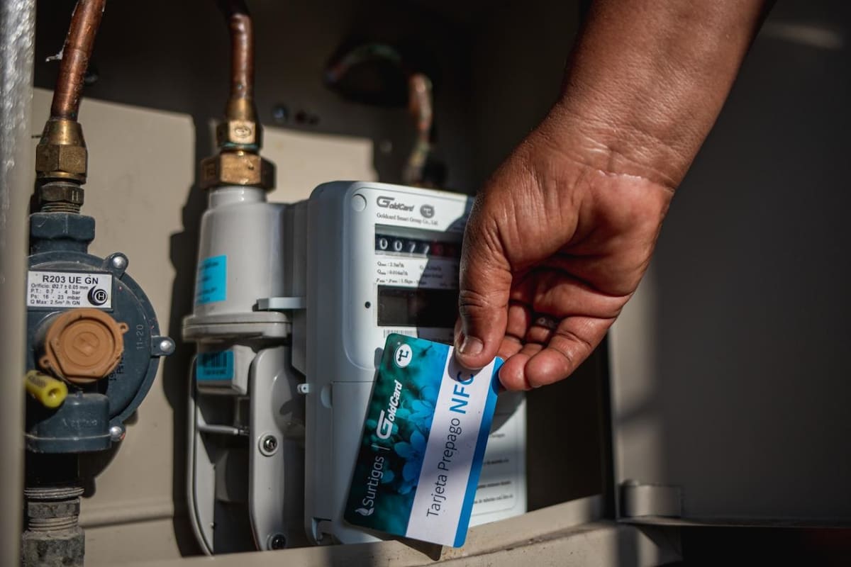 Desde hace más de 18 meses Surtigas avanza en un plan piloto para ofrecer gas domiciliario prepago a hogares de su jurisdiscción. //Cortesía
