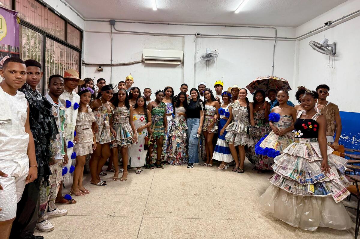 Estudiantes de los niveles Básica y Bachillerato se sumaron activamente a la actividad. // Foto: cortesía