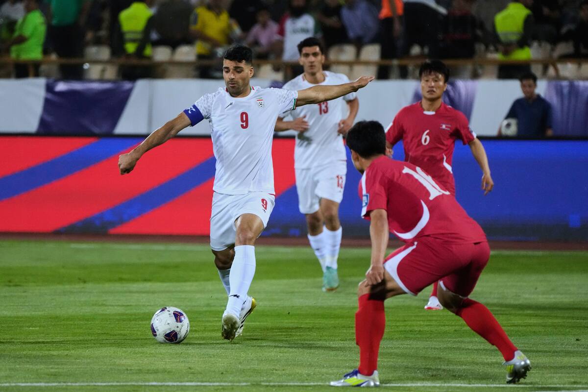 Mehdi Taremi se encuentra varado en suelo iraní. //Foto, AP: Vahid Salemi