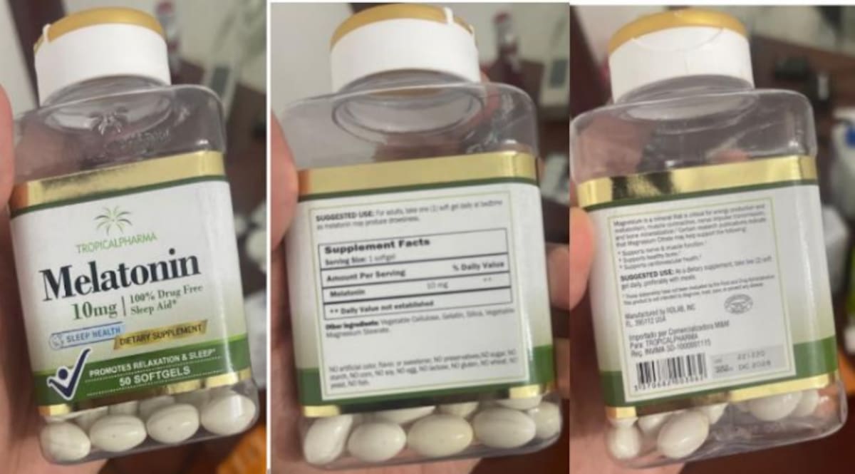 Invima advierte comercialización fraudulenta del producto Melatonin10mg en Colombia. // Foto: Cortesía - Invima.