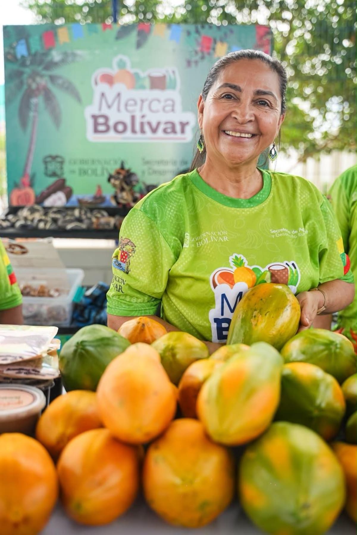 Merca Bolívar en Las Gaviotas ofrece productos campesinos frescos y accesibles. // Foto: cortesía - Gobernación de Bolívar