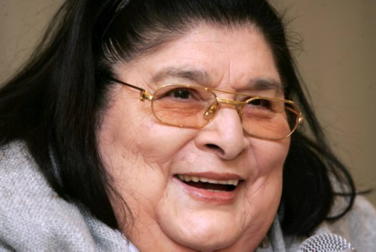 Mercedes Sosa está hospitalizada.