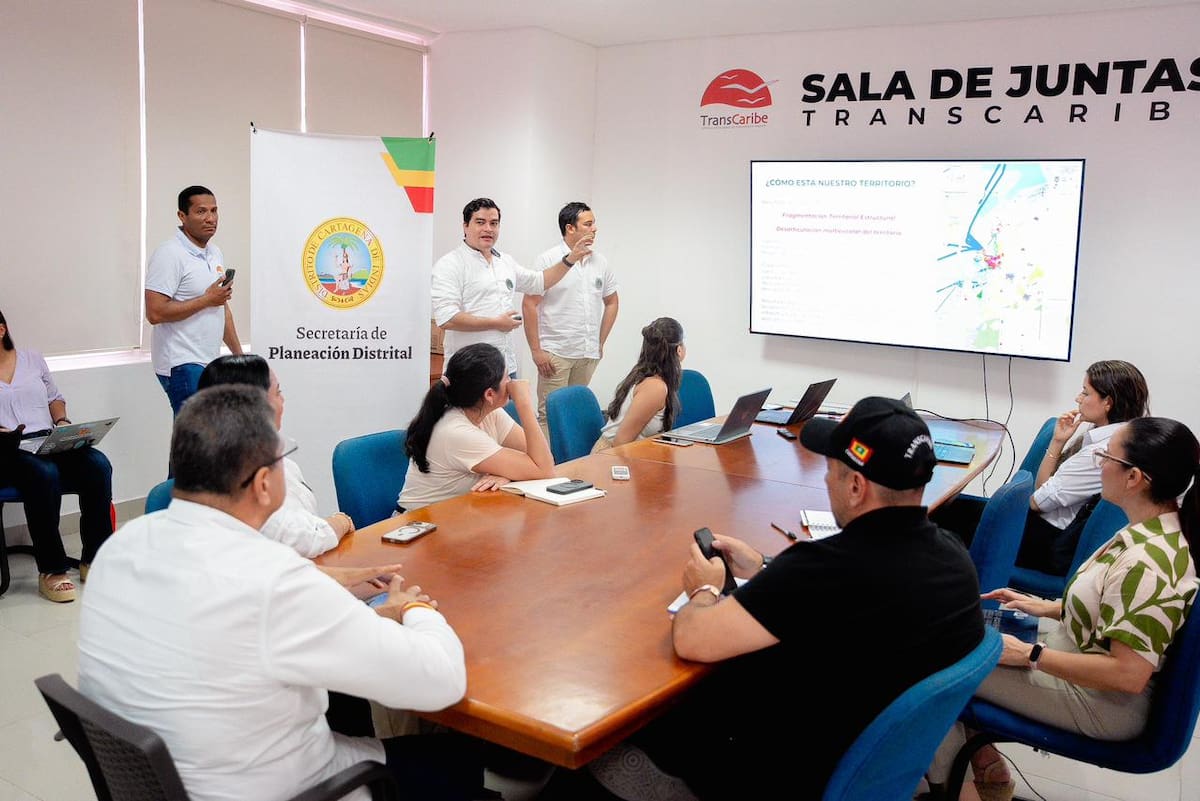 Mesas de participación ciudadana para la formulación del POT. // Foto: cortesía Alcaldía de Cartagena