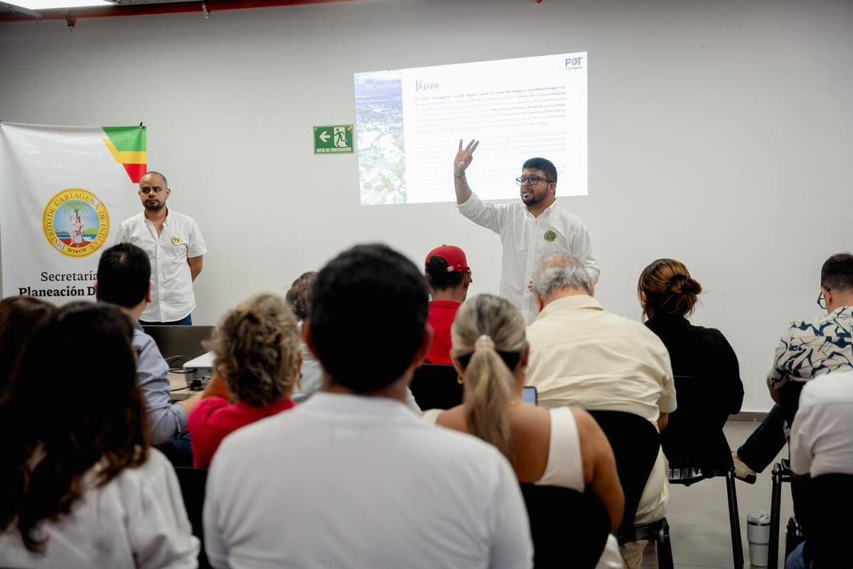 Mesas participativas impulsan el POT en Cartagena. // Foto: cortesía - Alcaldía de Cartagena