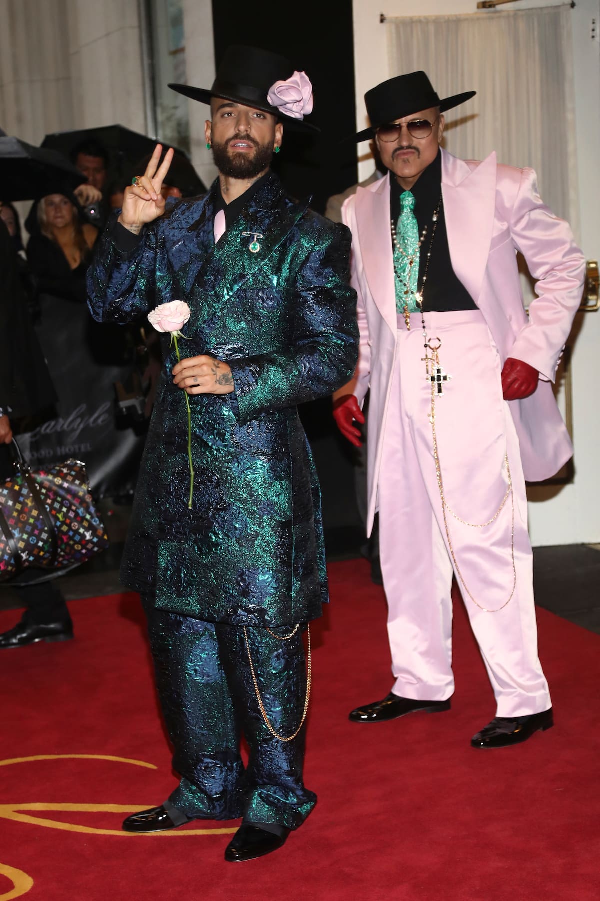 Maluma hace presencia en la Met Gala 2025. //Foto: AP.