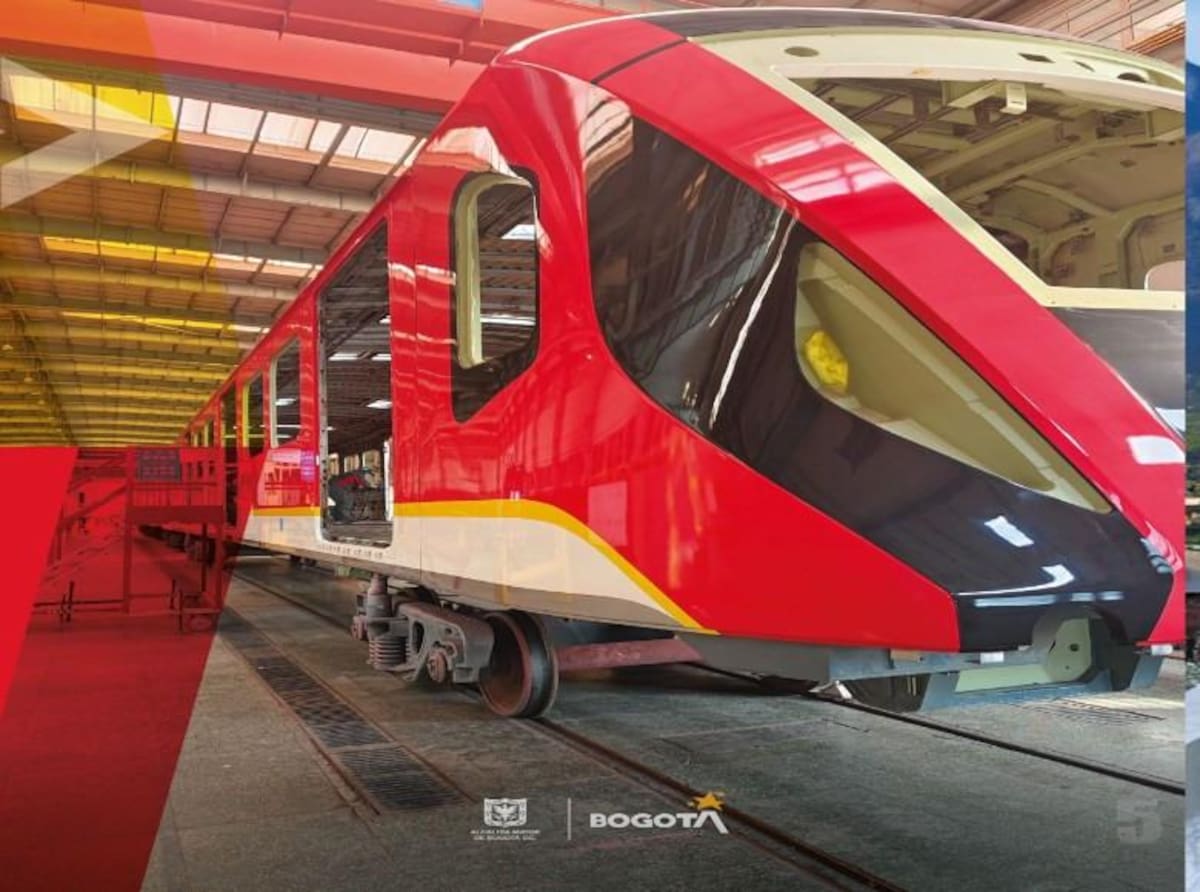 Alcaldía de Bogotá reveló las primeras imágenes reales de los vagones del Metro de Bogotá. // Foto de internet