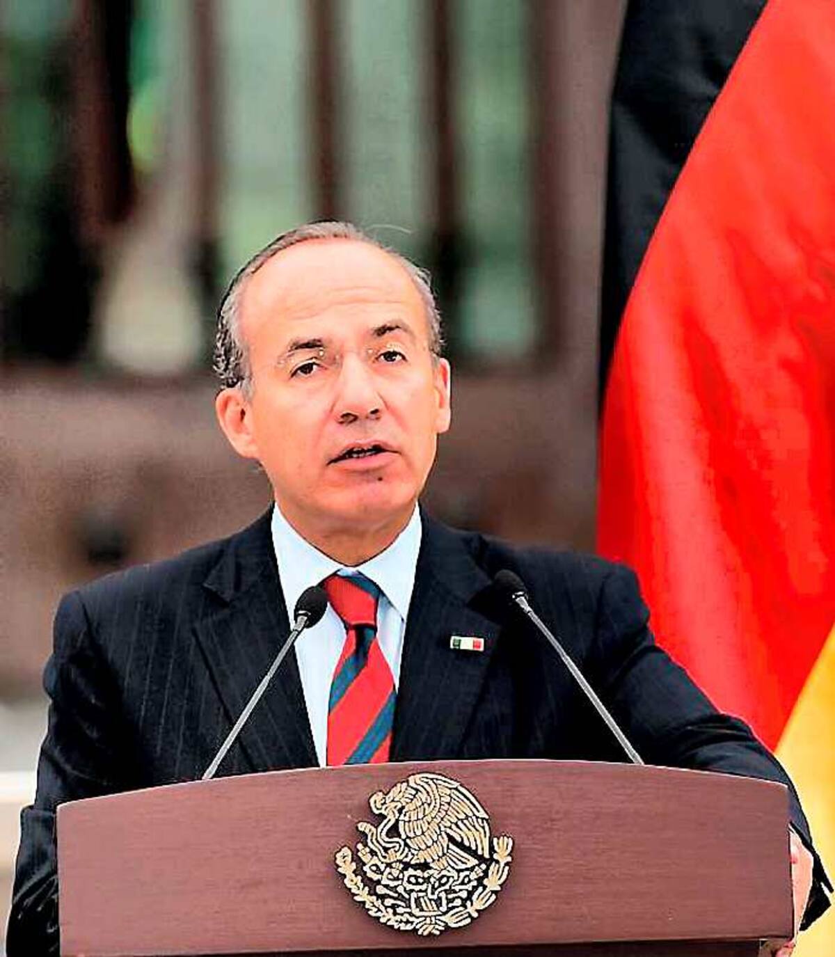 Felipe Calderón, presidente de México abrió la cumbre debido a que en su país se acordó en 2010 crear la CELAC. AFP Ronaldo Schemidt