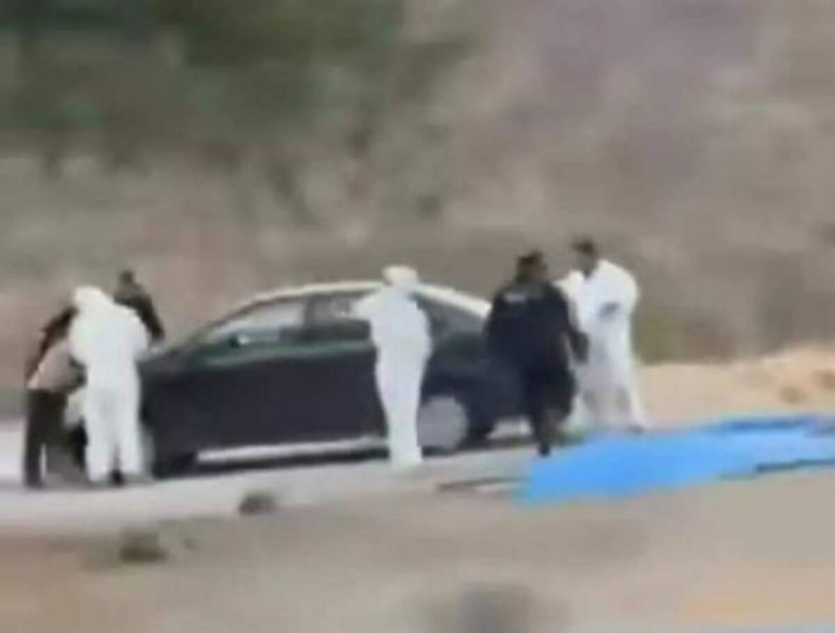 Este es el vehículo donde encontraron a nueve jóvenes desmembrados. // Foto de internet