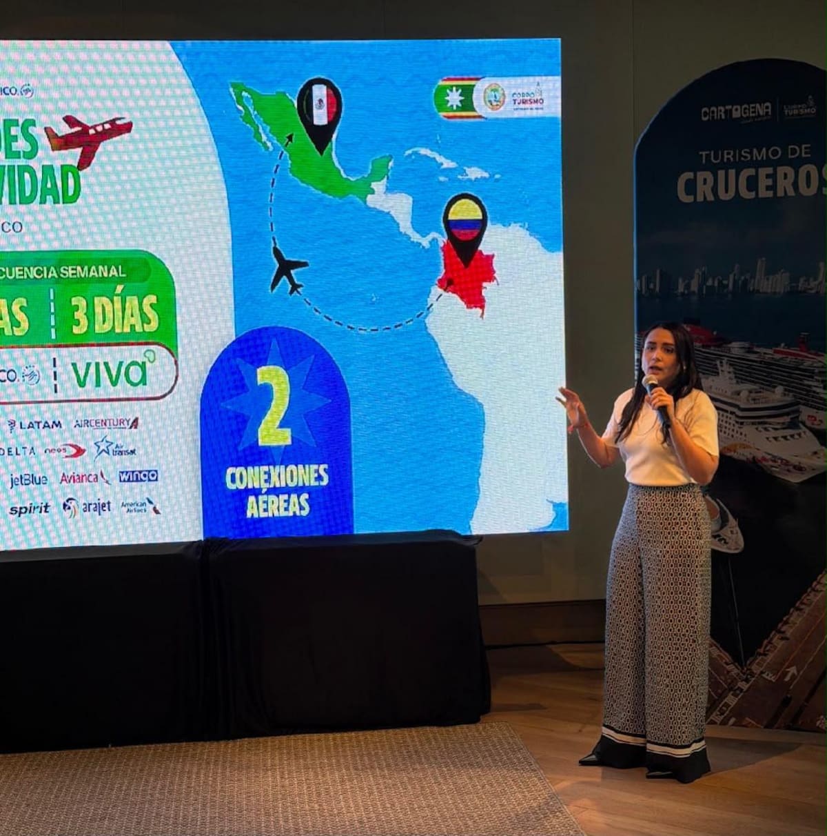 La delegación en México hizo énfasis en las conexiones entre estos dos países // Cortesía: Alcaldía de Cartagena.