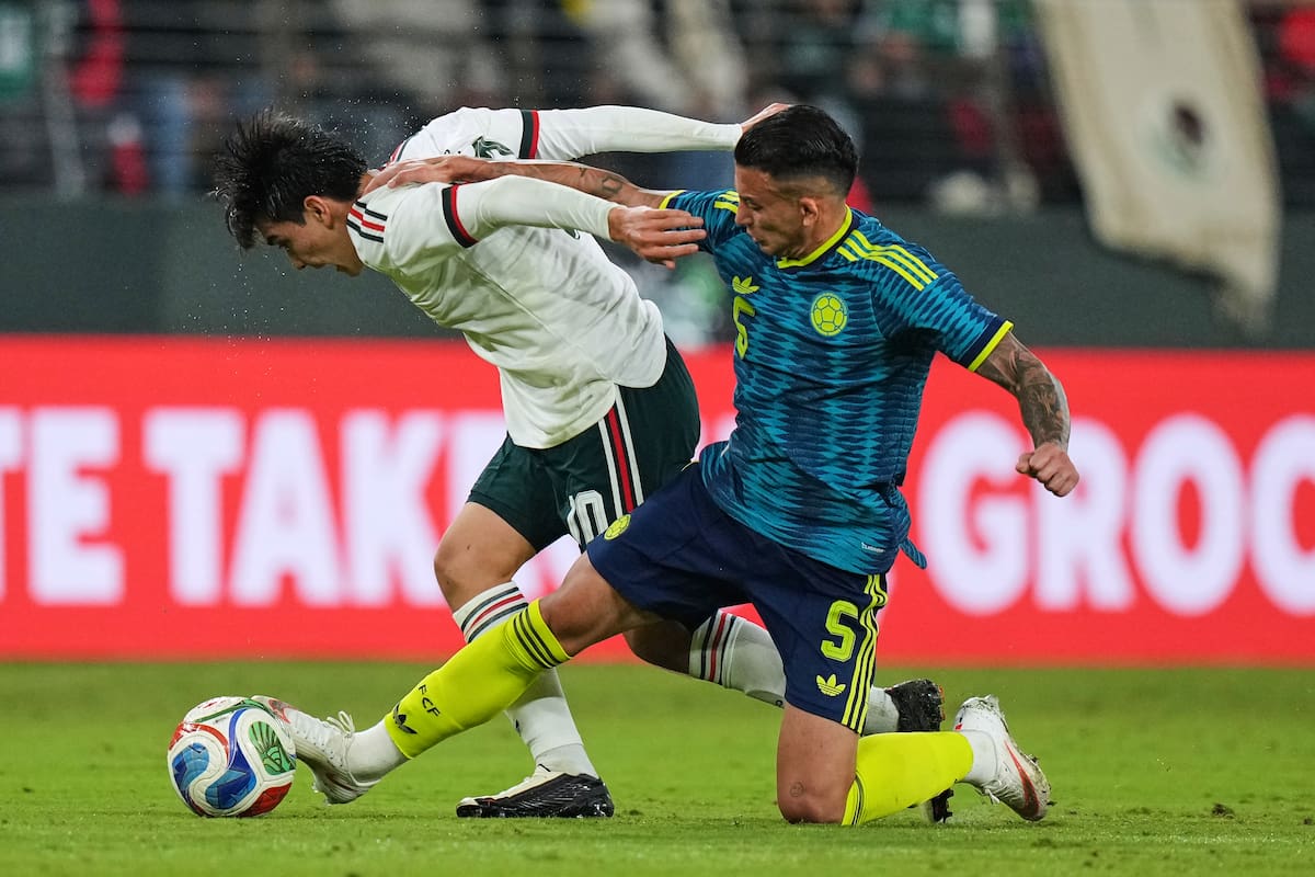 México y Colombia jugaron un parejo partido en los Estados Unidos. //Foto, AP: Stephanie Scarbrough