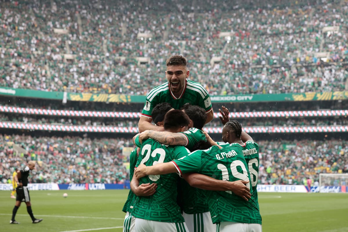 México es la líder del Grupo A, tras la primera fecha del Mundial. //Foto, EFE: José Méndez