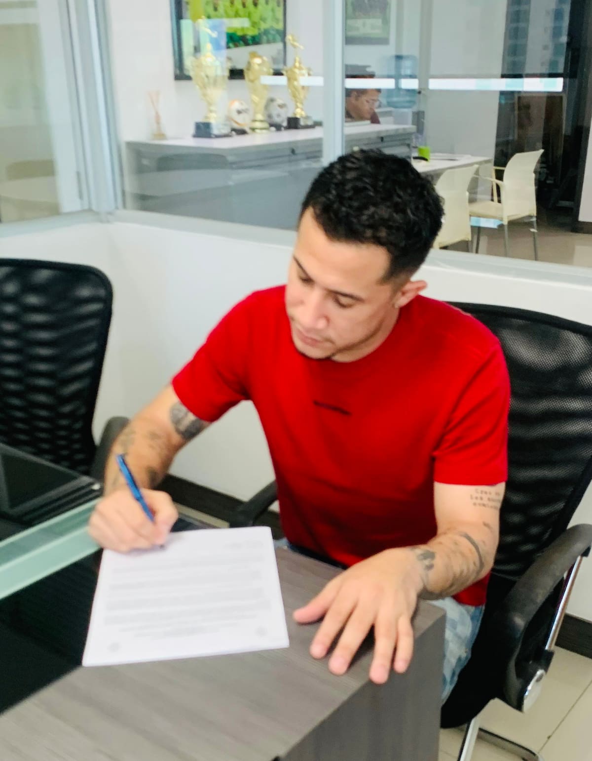 Michael Ortega está feliz con el nuevo reto en el Real Cartagena. //Cortesía
