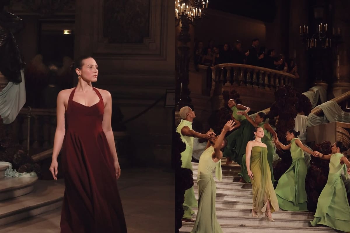 Michelle Char hace presencia en París entre danza, moda y pasarela