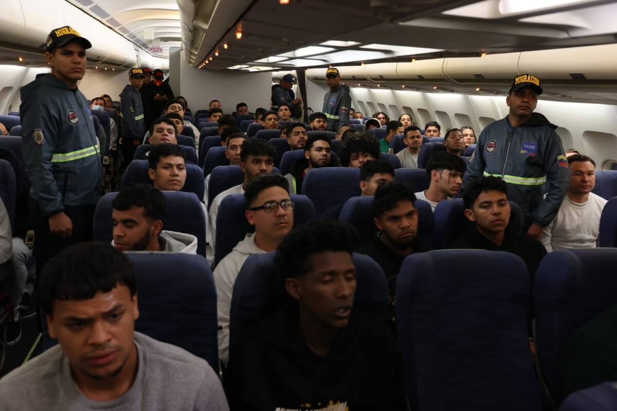 Casi 200 migrantes llegaron a Venezuela deportados desde Estados Unidos