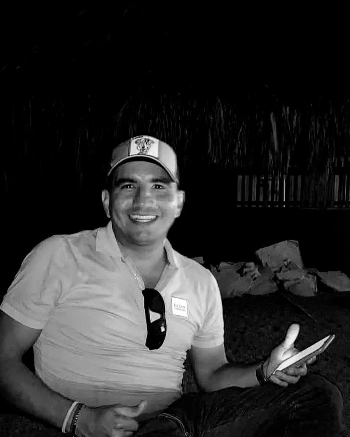 Miguel Antonio Figueroa Sandoval, asesinado en San Gil-Santander. //Foto de redes sociales