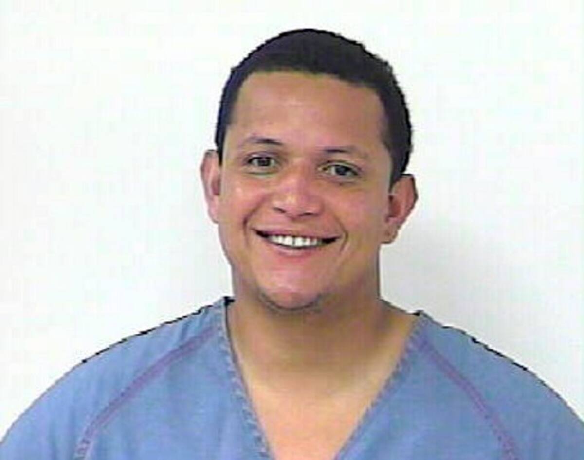 Foto tomada luego de ser detenido en supuesto estado de ebriedad. AP