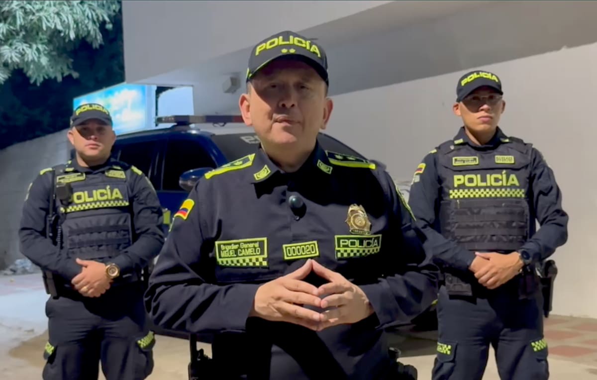 Brigadier general Miguel Camelo Sánchez, comandante d ella Policía Metropolitana de Barranquilla.//Cortesía Policía Mebar.