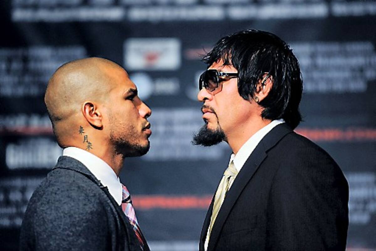 Miguel Cotto y Antonio Margarito se verán las caras el 3 de diciembre. AFP