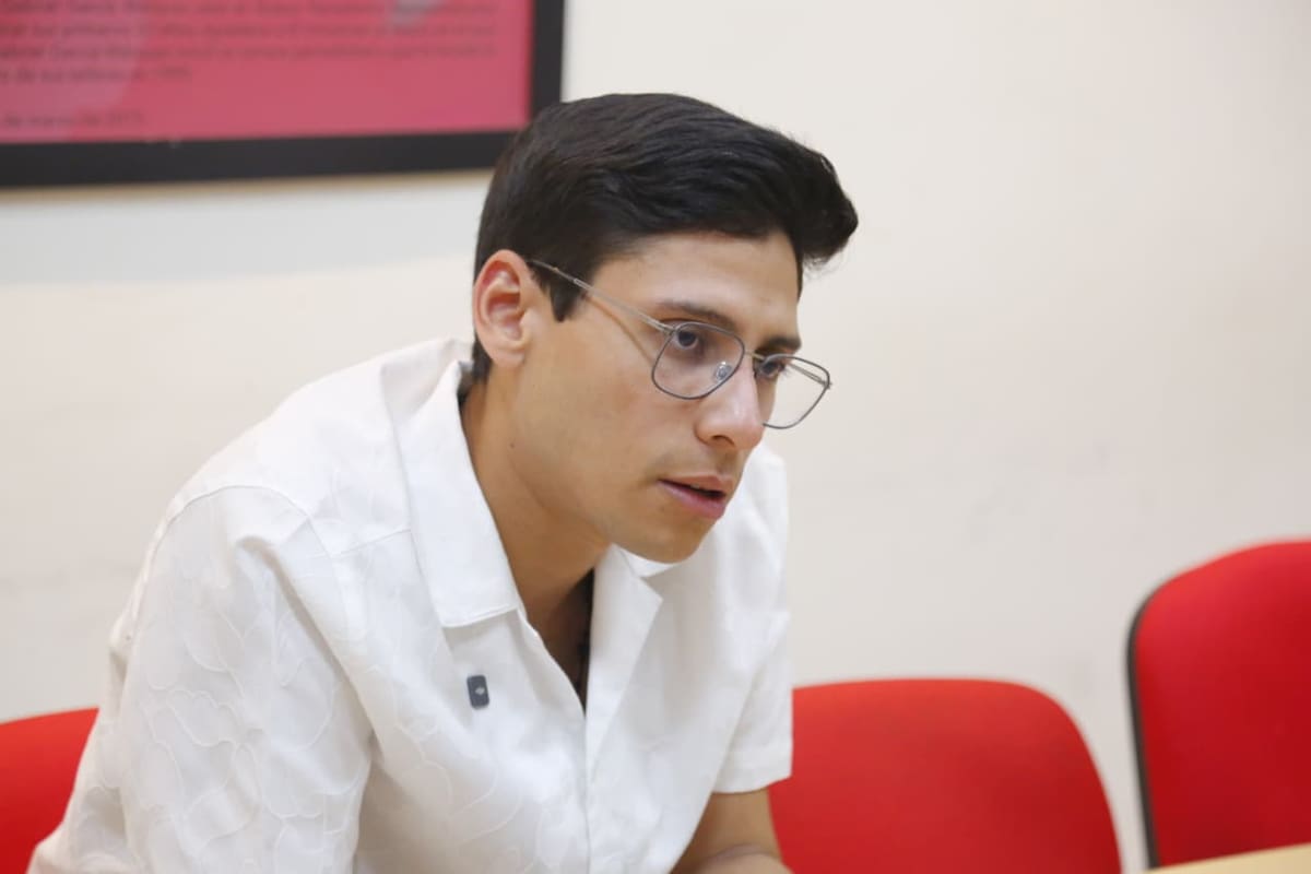 Miguel Montes Curi busca promover una política “conciliadora y moderada”. // Foto: Luis Herrán.