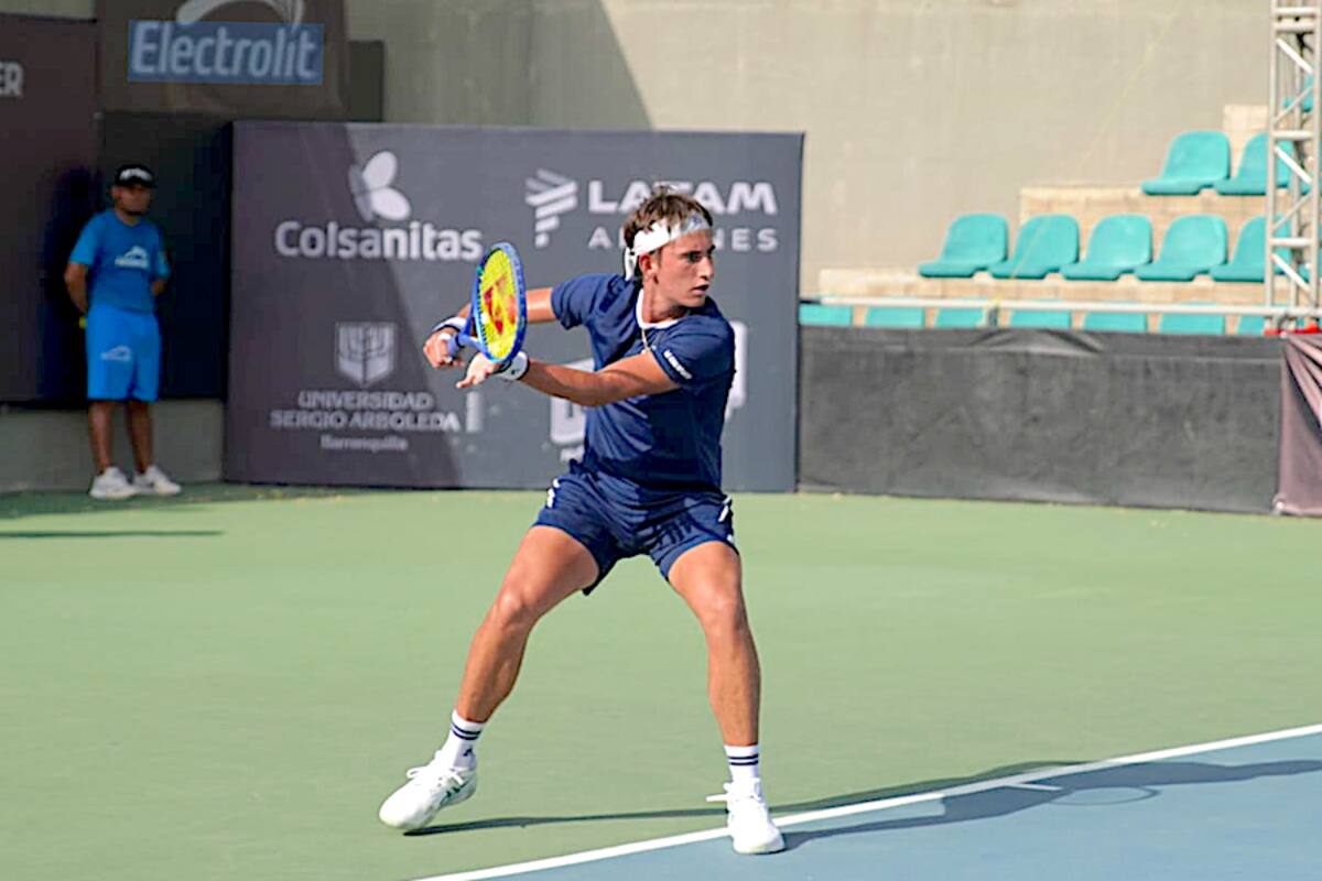 Colombianos brillaron este martes en el Challenger de Tenis de Barranquilla