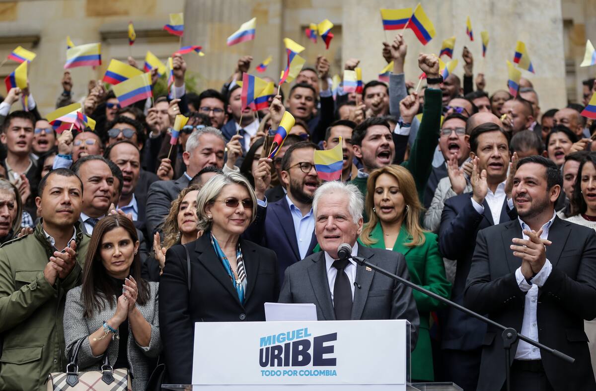 Miguel Uribe Londoño confirma precandidatura presidencial por el uribismo. // Foto: Colprensa - Catalina Olaya.