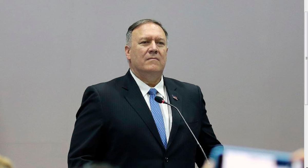 Mike Pompeo, exsecretario de Estado de EE.UU.